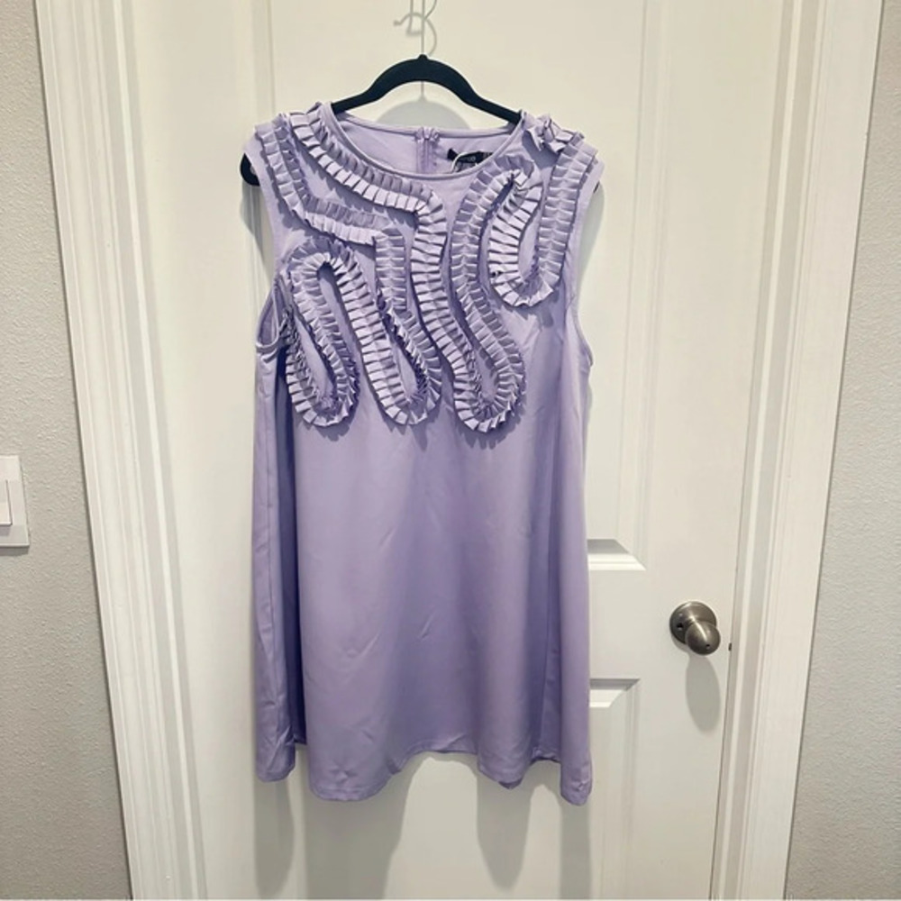 Boohoo purple shift dress SIZE 14